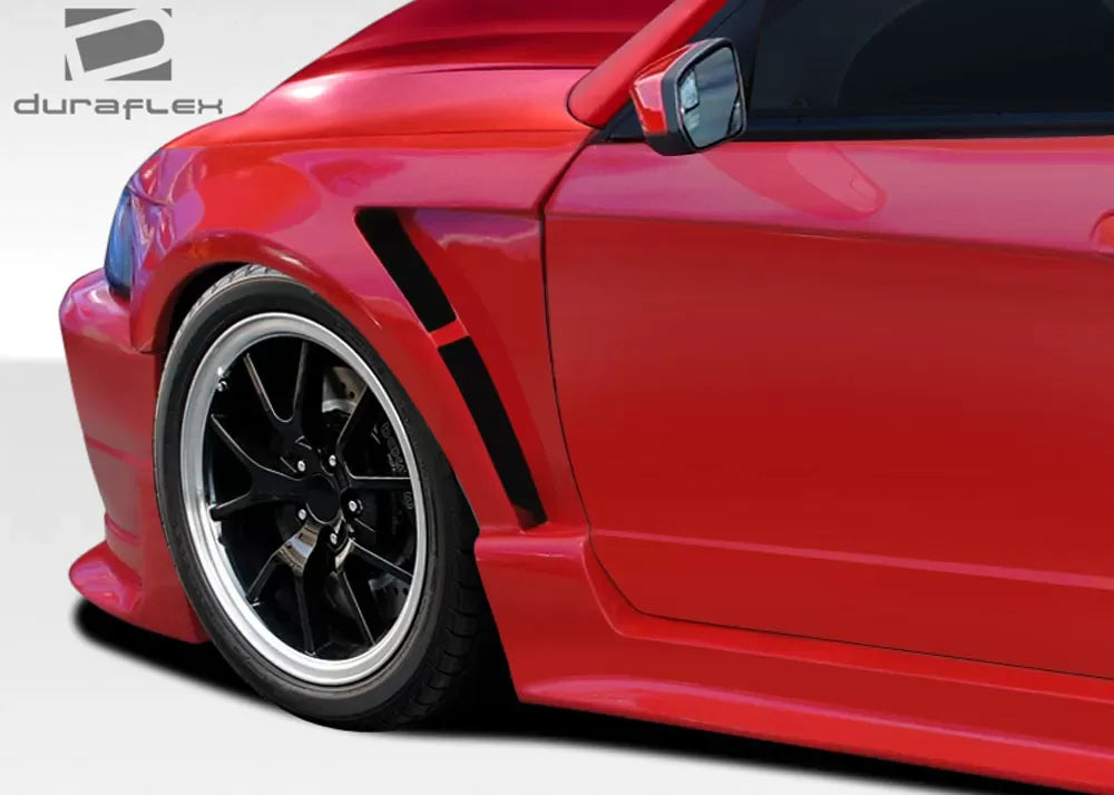 Duraflex CBR500 Wide Body Kit Compatible With 1999-2004 Ford Mustang - 8 Piece