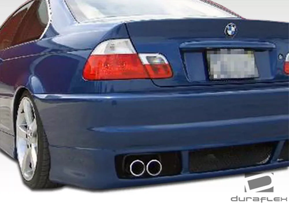 Duraflex R-1 Rear Bumper Cover Compatible With 1999-2006 BMW 3 Series - 1 Piece