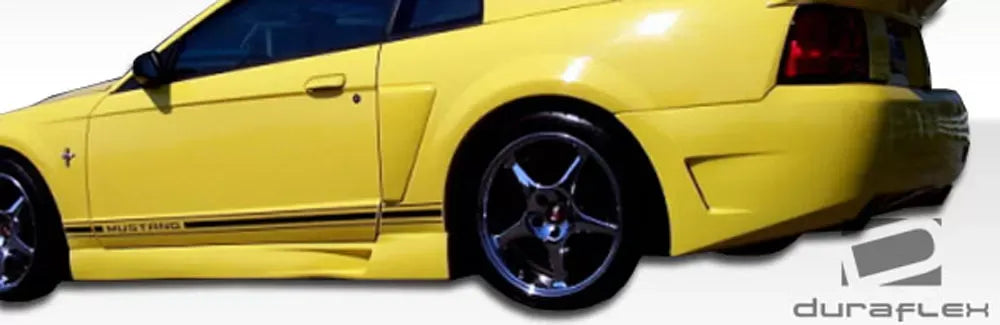 Duraflex CVX Side Skirts Compatible With 1999-2004 Ford Mustang - 2 Piece