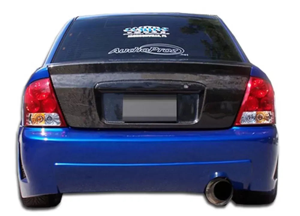 Duraflex B-2 Rear Bumper Cover Compatible With 1999-2003 Mazda Protege - 1 Piece