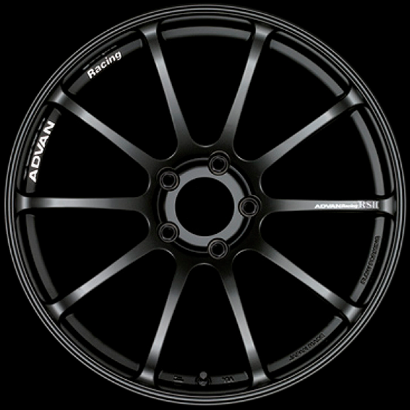 Advan RSII 17x8.0 / +45 Offset / 5x114.3 / 73mm Bore / Semi Gloss Black YAP7G45ESB