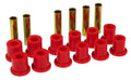 Prothane 73-77 Ford F250 4wd Front Spring & Shackle Bushings - Red