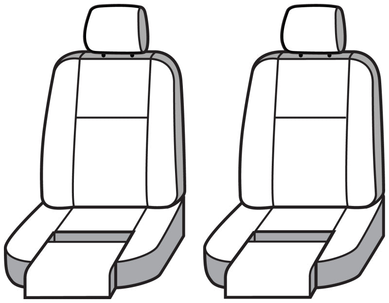 Covercraft 22-23 Jeep Grand Wagoneer Carhartt SeatSaver Custom Front Row Seat Covers - Brown SSC3502CABN