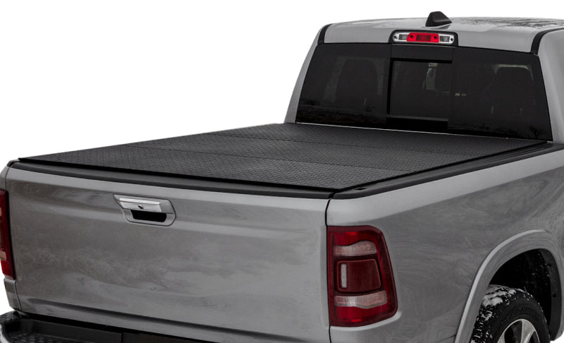 Access 09-18 Ram 1500 / 19+ Ram Classic (w/o Rambox) 5ft 7in LOMAX Trifold Bed Cover - Black Diamond B4040019