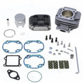 Athena Garelli SR 50 Bore 47.6mm Bore Pin 10mm Bore Flat Head Piston Big Bore Cylinder Kit w/Head P400485100089