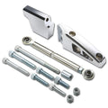 58-99 Chevrolet SBC A/C Bracket Set Short Water Pump Polished Aluminum