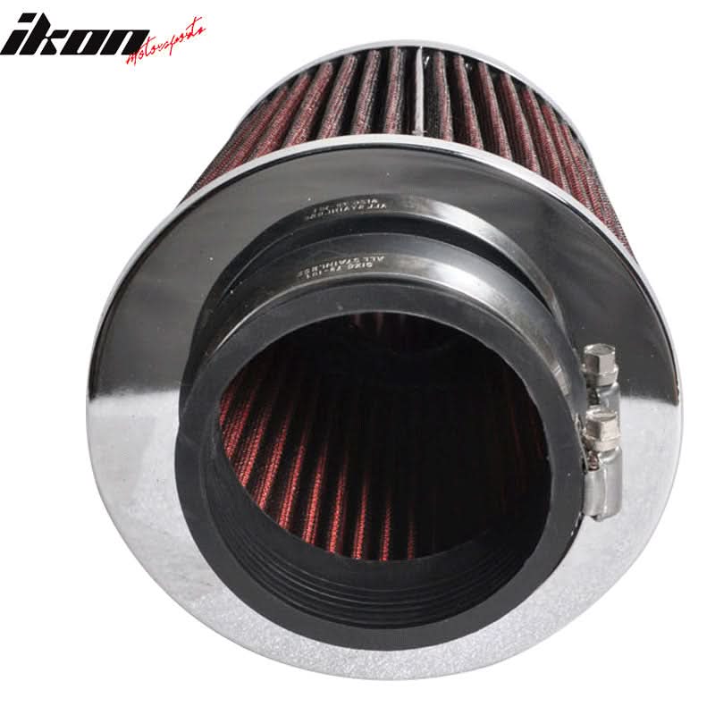 Fits 3.5in Race Cold Airintake Cone Filter Red 88-01integra