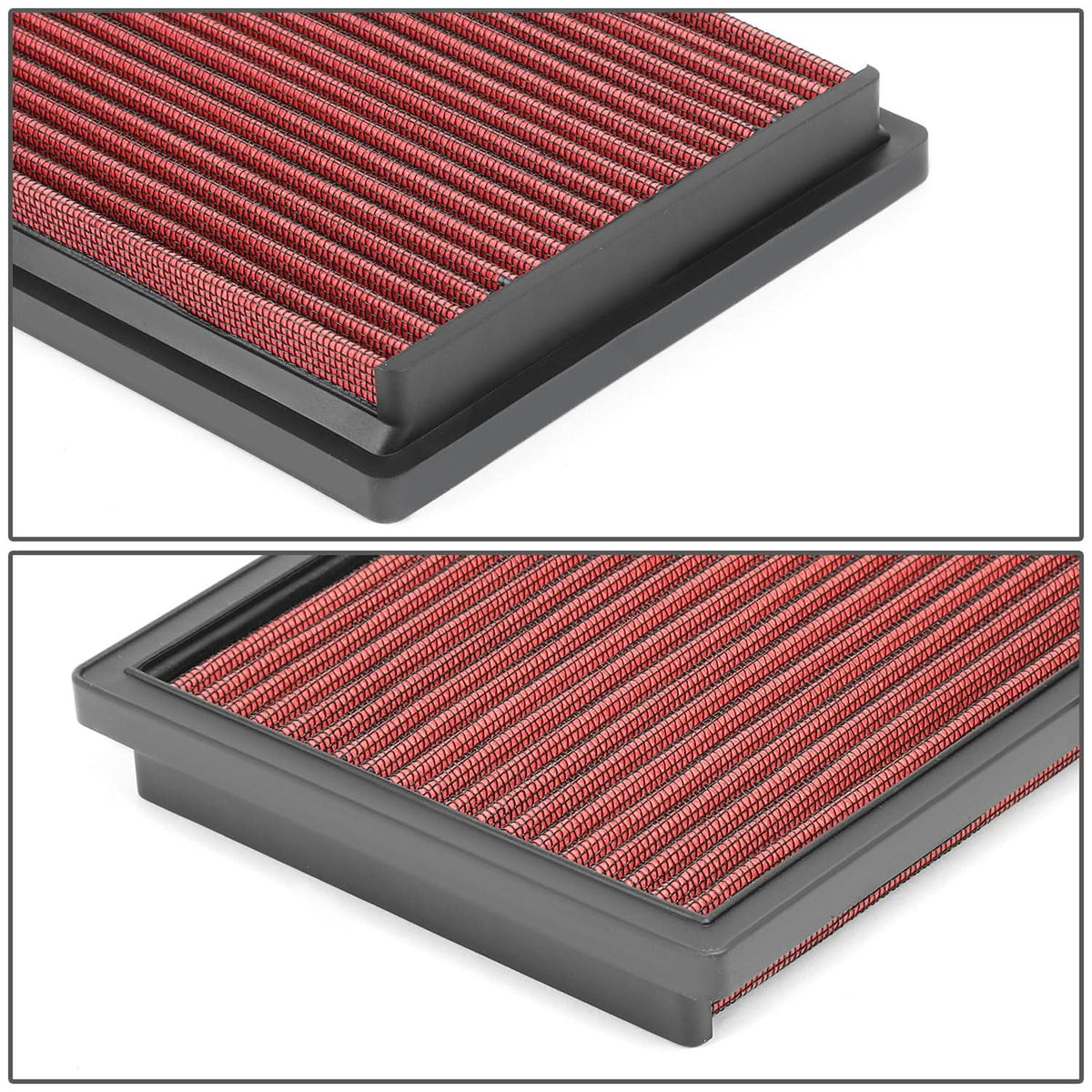 1990-1997 Ford Escort Mercury Tracer Mazda 323 Protege MX-5 Miata Red Engine Air Filter