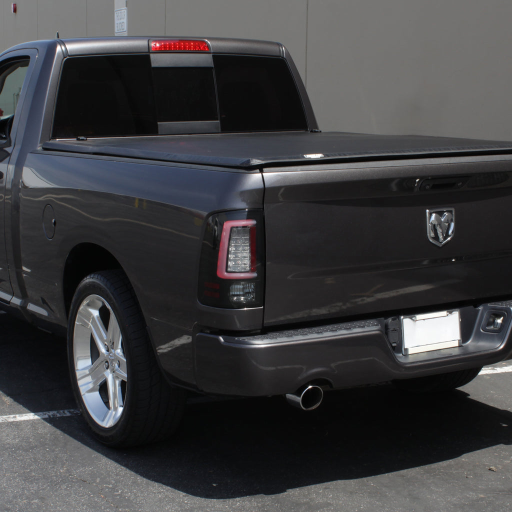 Spyder 09-16 Dodge Ram 1500 Light Bar LED Tail Lights - Black Smoke ALT-YD-DRAM09V2-LED-BSM 5084033