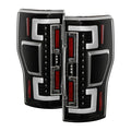 SPYDER 20-21 Ford F250 Superduty LED Tail Lights - Black (ALT-YD-FS20HAL-LED-BK) 5088659