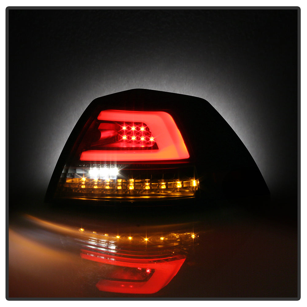 Spyder 08-09 Pontiac G8 Version 2 Light Bar LED Tail Lights - Black - ALT-YD-PG808V2-LB-BK 5086068