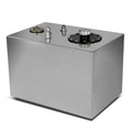 12 Gallon Polished Aluminum Fuel Cell Gas Tank with Level Sender