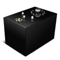 12 Gallon Aluminum Fuel Cell Gas Tank with Level Sender - Black