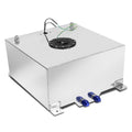 20 Gallon Aluminum Fuel Cell Gas Tank with Level Sender - Polished