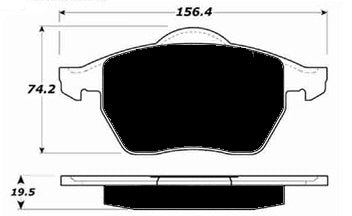 Porterfield Brake Pads for 1998 AUDI A8 Quattro