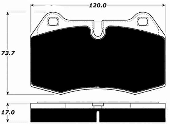 Porterfield Brake Pads for 1999 FERRARI 456 GTA w/Brembo Brakes