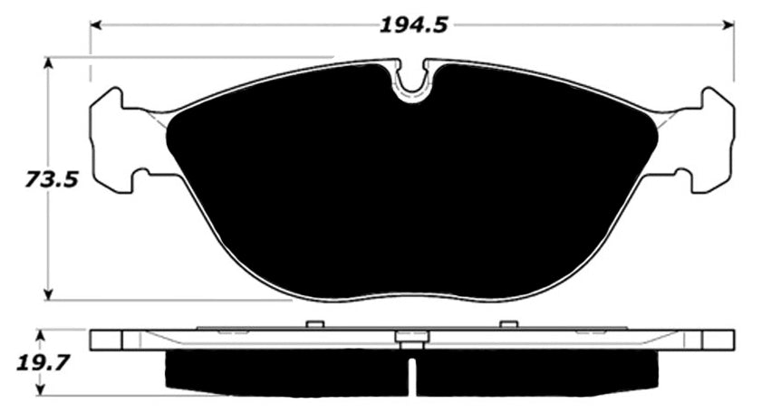 Porterfield Brake Pads for 2004 AUDI TT Quattro - V6 3.2L