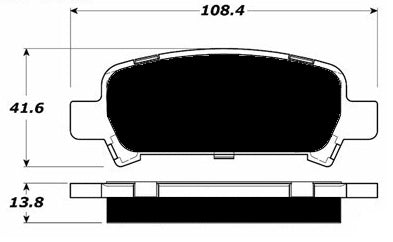 Porterfield Brake Pads for 2007 SUBARU LEGACY SEDAN 2.5 GT