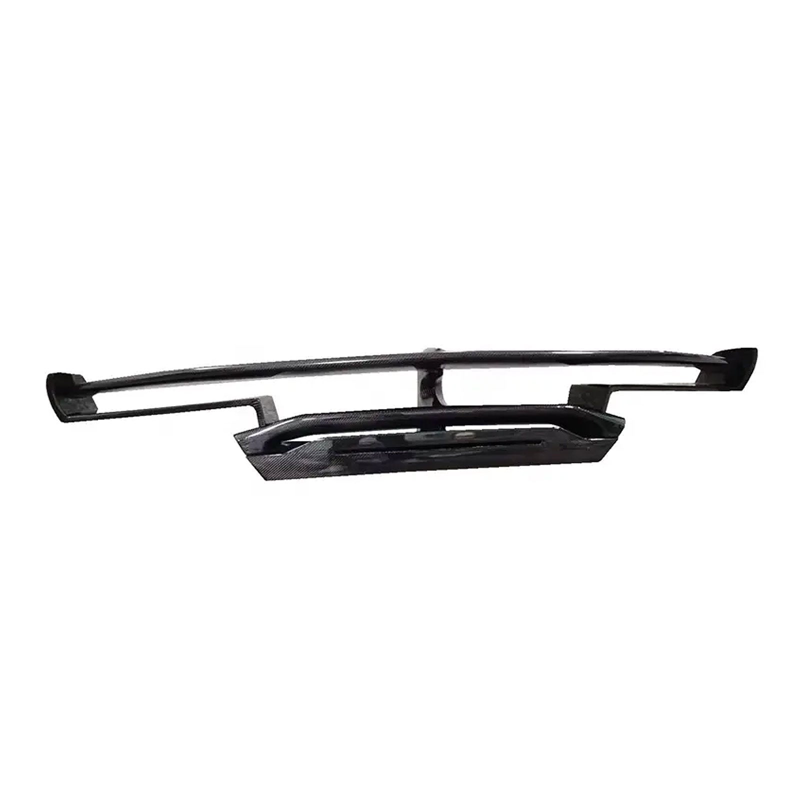 V Style Dry Carbon Fiber Rear Wing with Base Panel for Lamborghini Huracan LP580 LP610 EVO