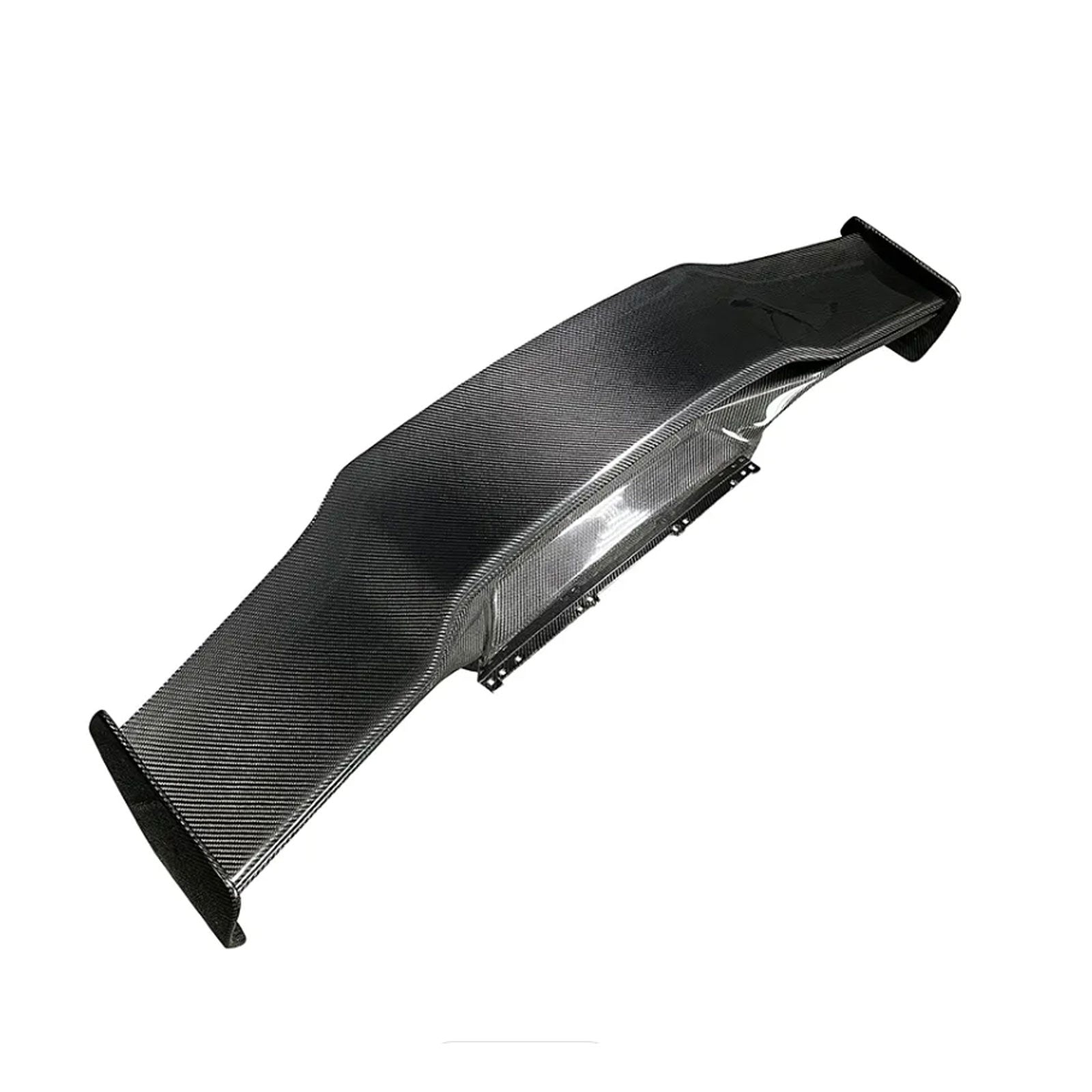 V Style Dry Carbon Fiber Rear Wing with Base Panel for Lamborghini Huracan LP580 LP610 EVO