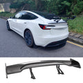 Universal JDM GT Style Carbon Fiber Print Trunk Spoiler Wing Lip ABS