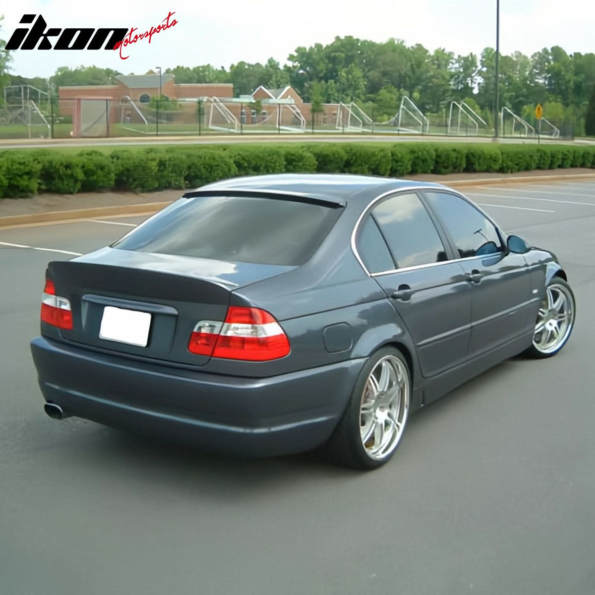 1999-2005 BMW E46 3 Series AC-S Style Matte Black Roof Spoiler ABS
