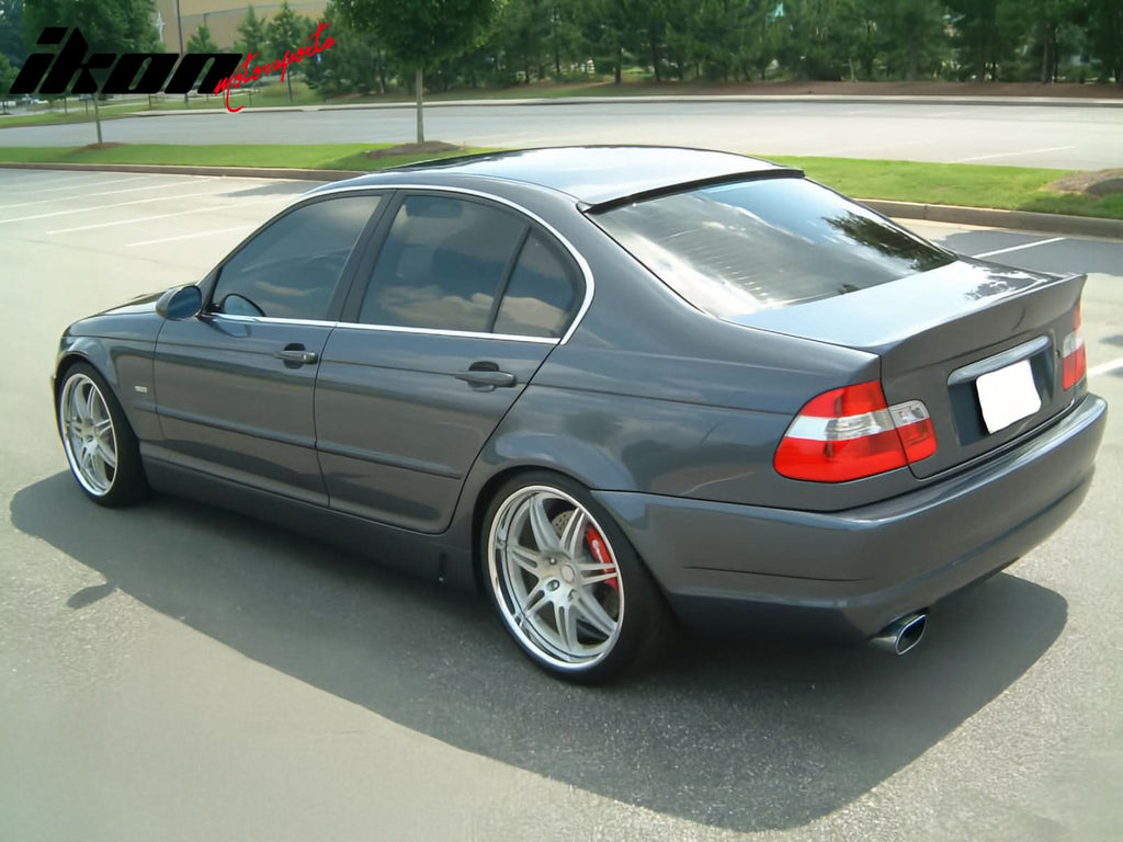 1999-2005 BMW E46 3 Series AC-S Style Matte Black Roof Spoiler ABS
