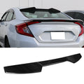 2016-2021 Honda Civic 10th Gen Sedan V Style Roof Spoiler Carbon Fiber