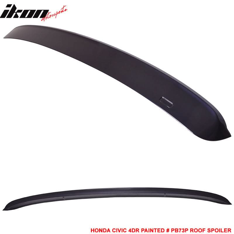 1996-2000 Honda Civic Sedan 4Dr Rear Window Roof Spoiler Wing ABS