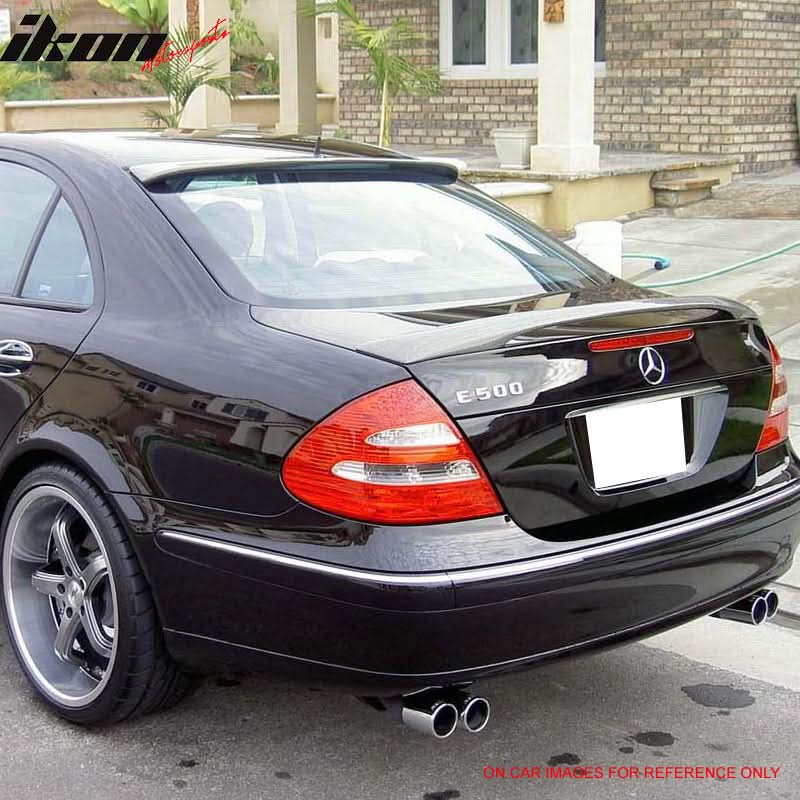 2006-2008 Benz W211 L Style Matte Black Roof Spoiler Wing ABS