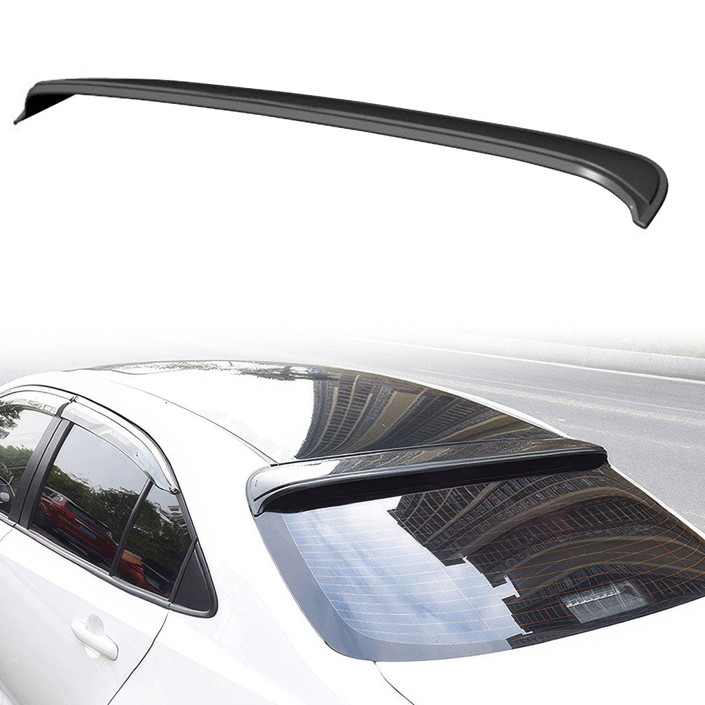 2020-2025 Toyota Corolla Matte Black Window Visor Roof Spoiler PP