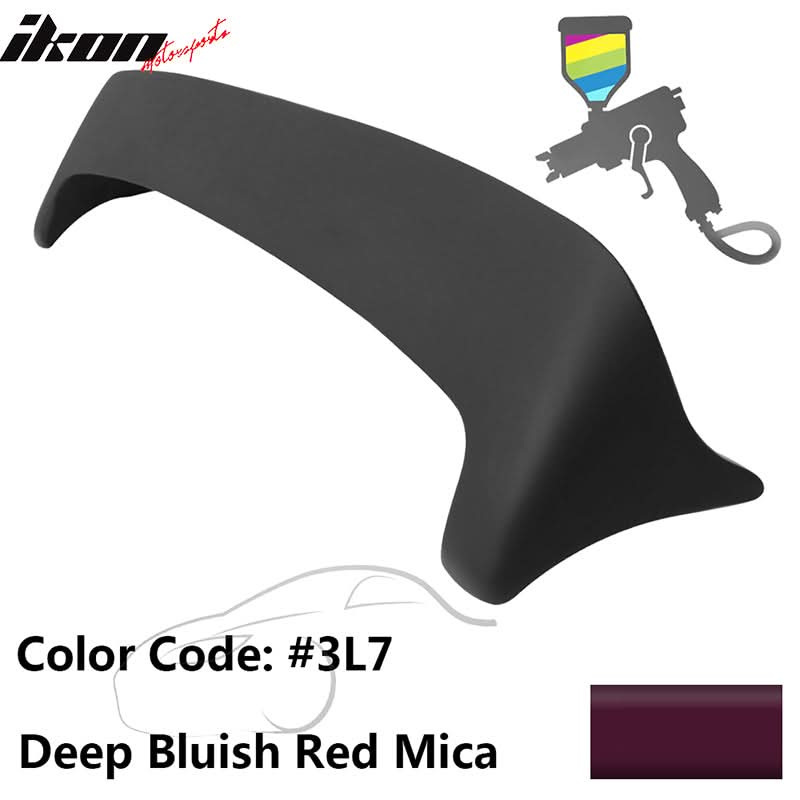 Fits 09-13 Toyota Corolla S LE XLE XRS ABS Rear Roof Spoiler Unblack