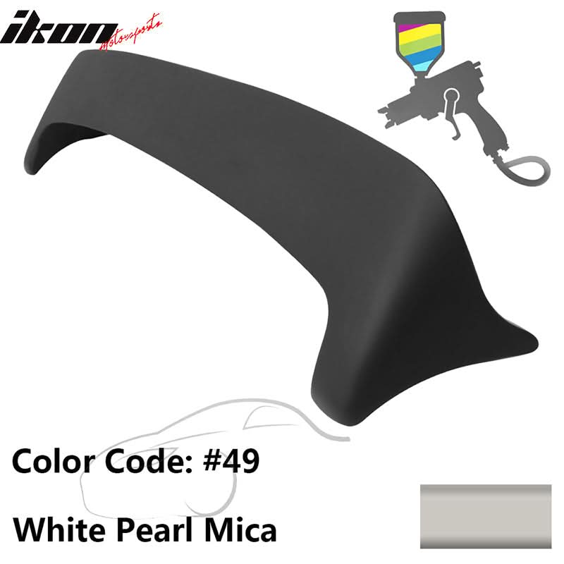 Fits 09-13 Toyota Corolla S LE XLE XRS ABS Rear Roof Spoiler Unblack