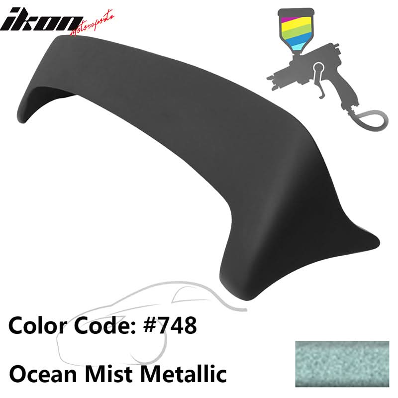 Fits 09-13 Toyota Corolla S LE XLE XRS ABS Rear Roof Spoiler Unblack