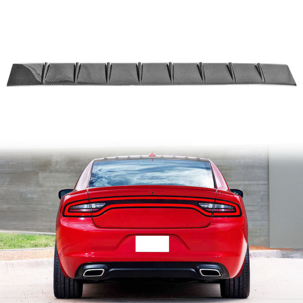 2011-2023 Dodge Charger IKON Style Shark Fin Roof Vane Spoiler Wing