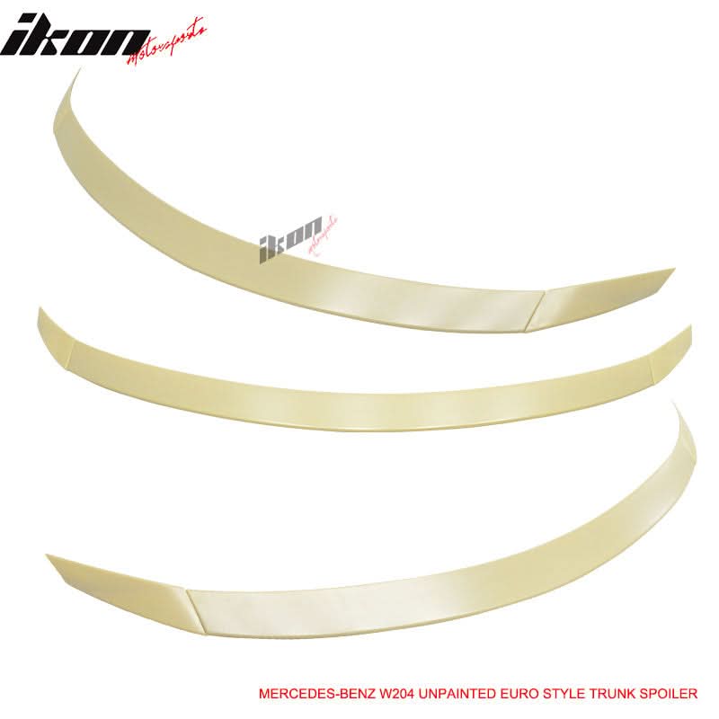 Fits 08-14 Mercedes-Benz W204 C-Class Euro UnRear Spoiler Wing - ABS