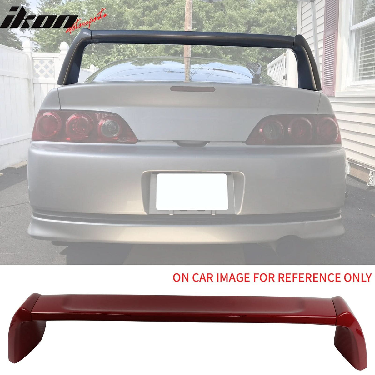 2002-2006 Acura RSX TR Style Painted #R522P Redondo Red Trunk Spoiler