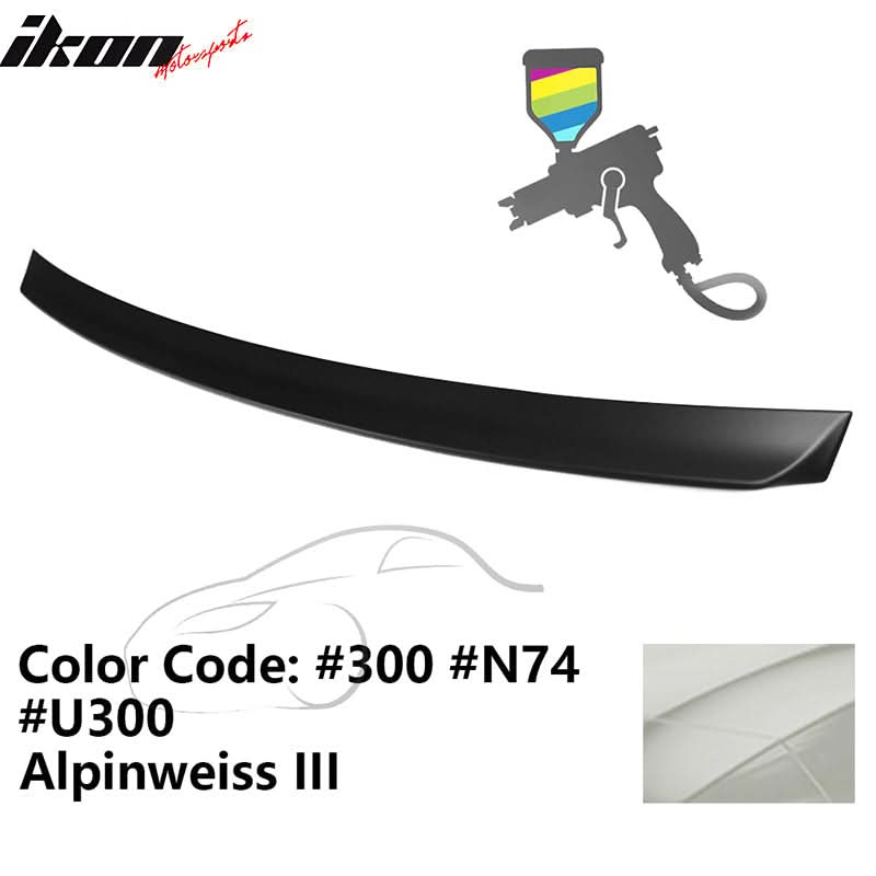 1999-2005 BMW E46 3-Series AC Rear Spoiler Black ABS