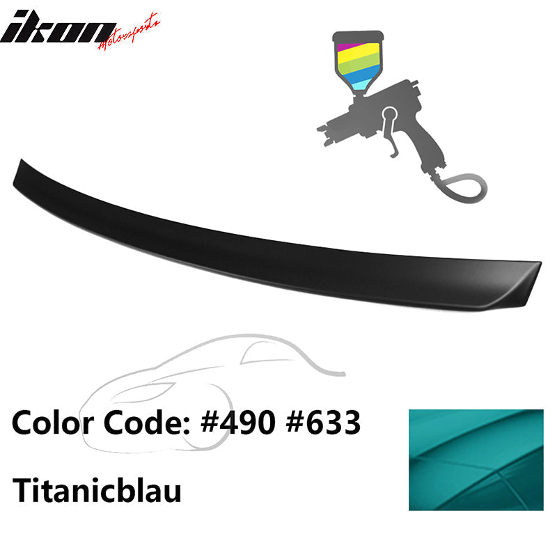 1999-2005 BMW E46 3-Series AC Rear Spoiler Black ABS