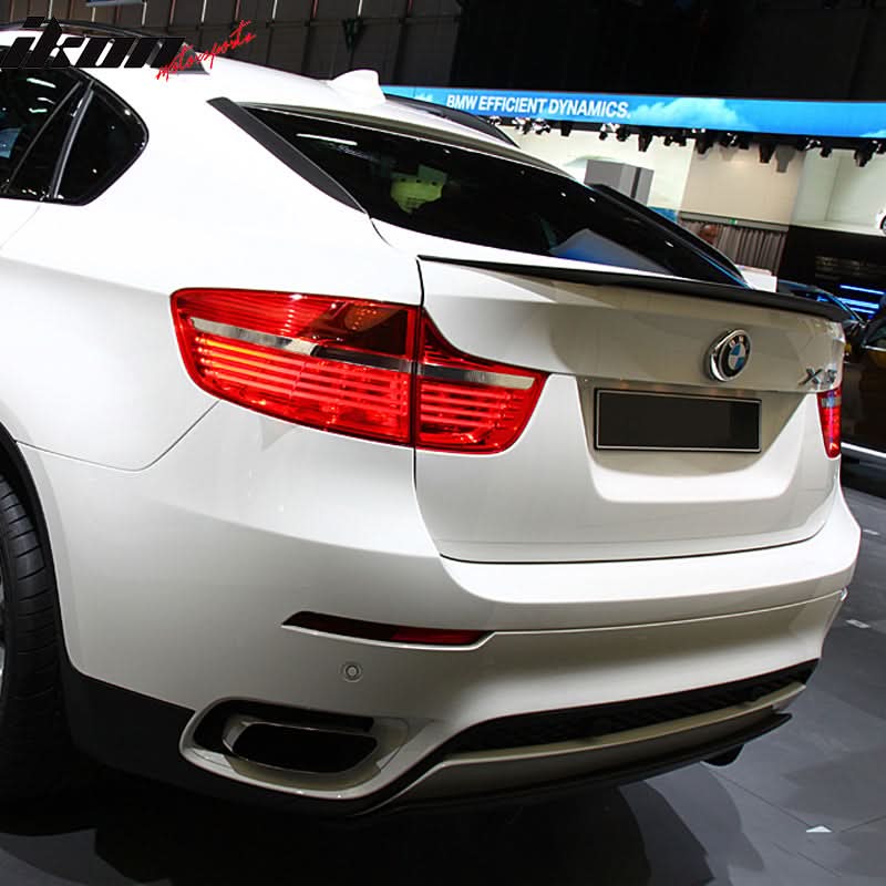 2008-2014 BMW E71 X6 Performance Style Matte Black Rear Spoiler Wing