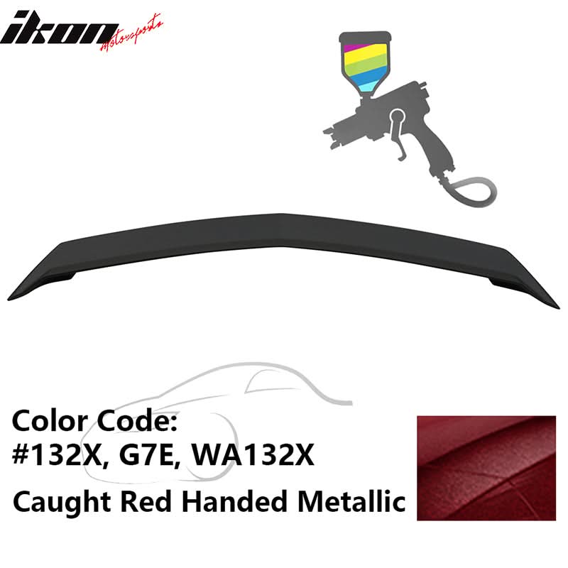 2016-2019 Cadillac ATS Sedan V Style Trunk Spoiler Wing ABS