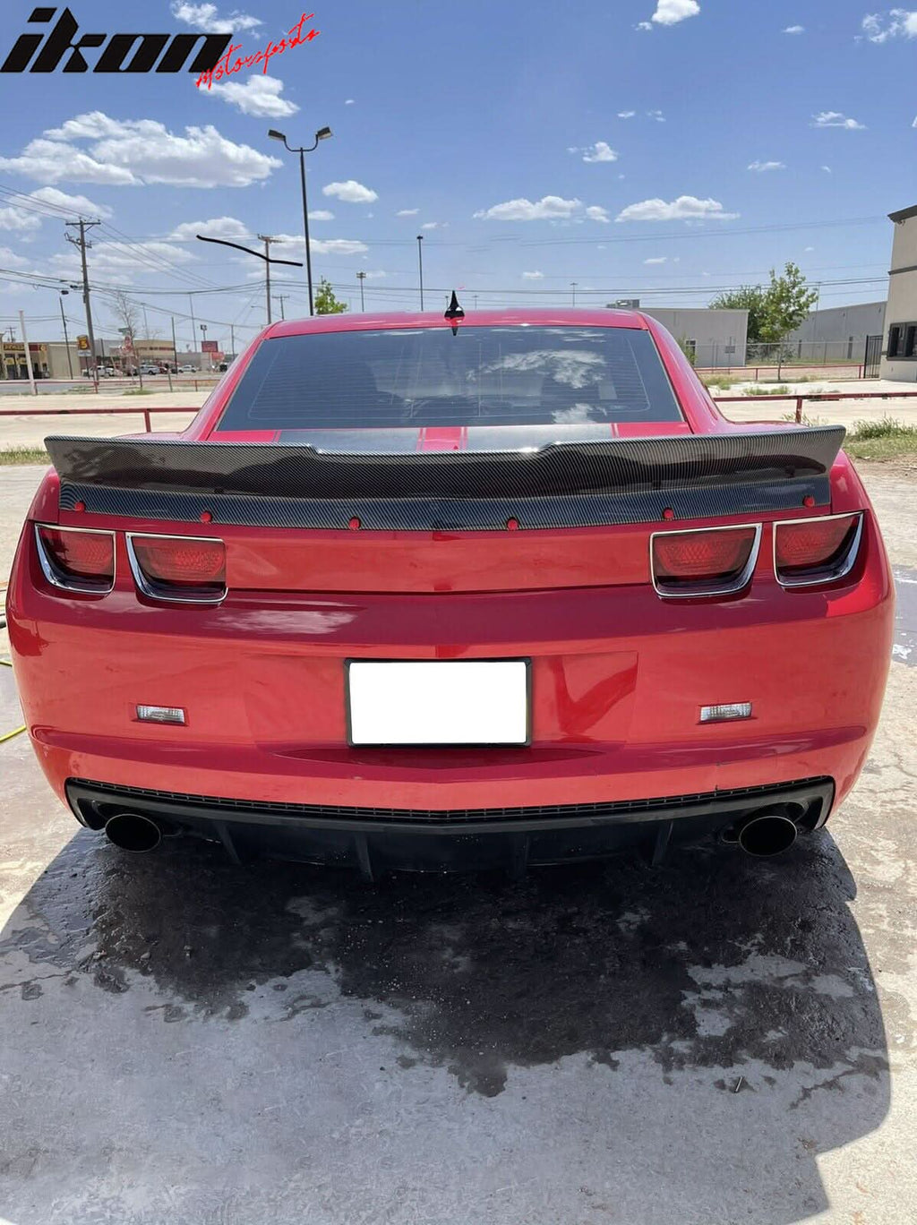 2010-2013 Chevrolet Camaro IKON Rear Spoiler CF Print