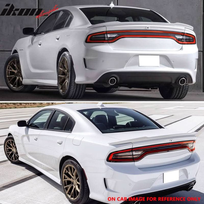 15-23 Dodge Charger SRT8 SRT Hellcat Matte Black Rear Spoiler Wing ABS