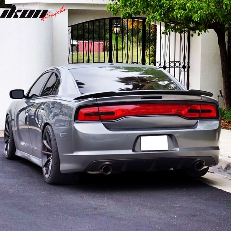 2011-2014 Dodge Charger SRT Style Trunk Spoiler Wing ABS