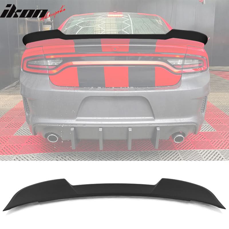 2015-2023 Dodge Charger Rear Spoiler SRT Style Painted Spoiler Lip ABS