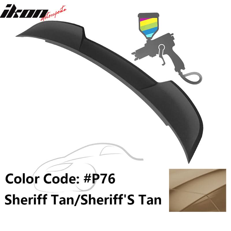 2015-2023 Dodge Charger Rear Spoiler SRT Style Painted Spoiler Lip ABS