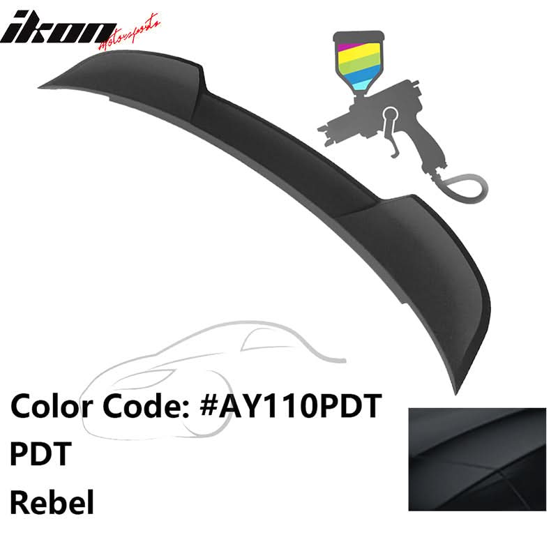 2015-2023 Dodge Charger Rear Spoiler SRT Style Painted Spoiler Lip ABS