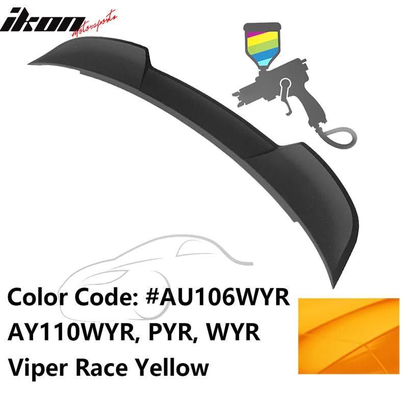 2015-2023 Dodge Charger Rear Spoiler SRT Style Painted Spoiler Lip ABS