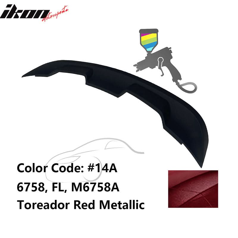 2010-2014 Ford Mustang 2020 GT500 Style Trunk Spoiler Wing ABS