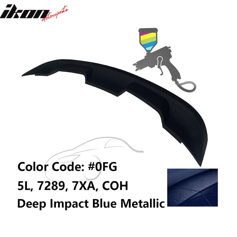 2010-2014 Ford Mustang 2020 GT500 Style Trunk Spoiler Wing ABS